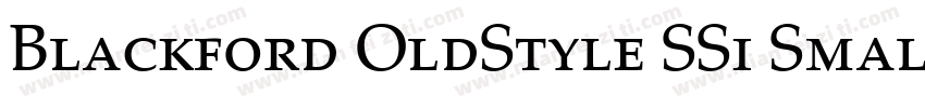 Blackford OldStyle SSi Small Caps字体转换